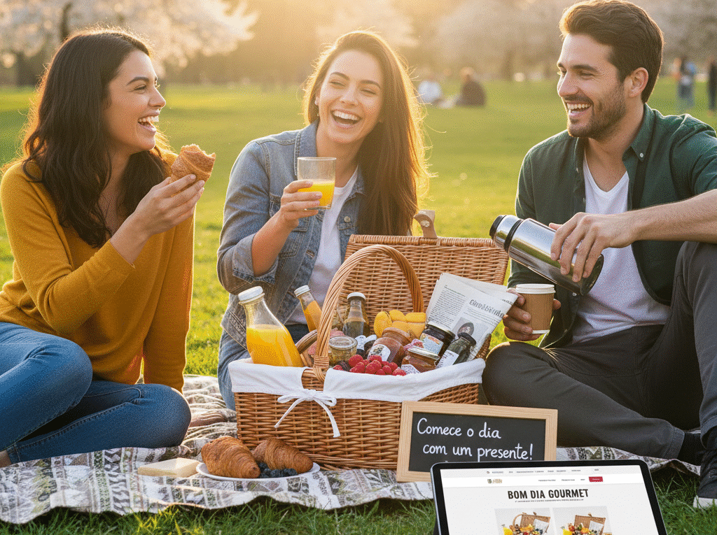 Estratégias de marketing local para vender cesta de café da manhã em São Paulo